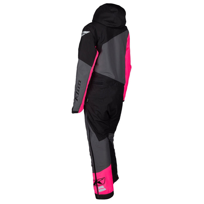 Klim Women's Vailslide One Piece in Knockout Pink - Black 2021