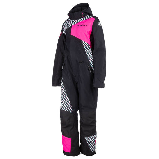 Klim Vailslide One-piece in Pink Glo - Black