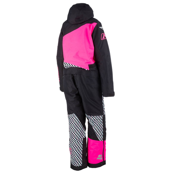 Klim Vailslide One-piece in Pink Glo - Black