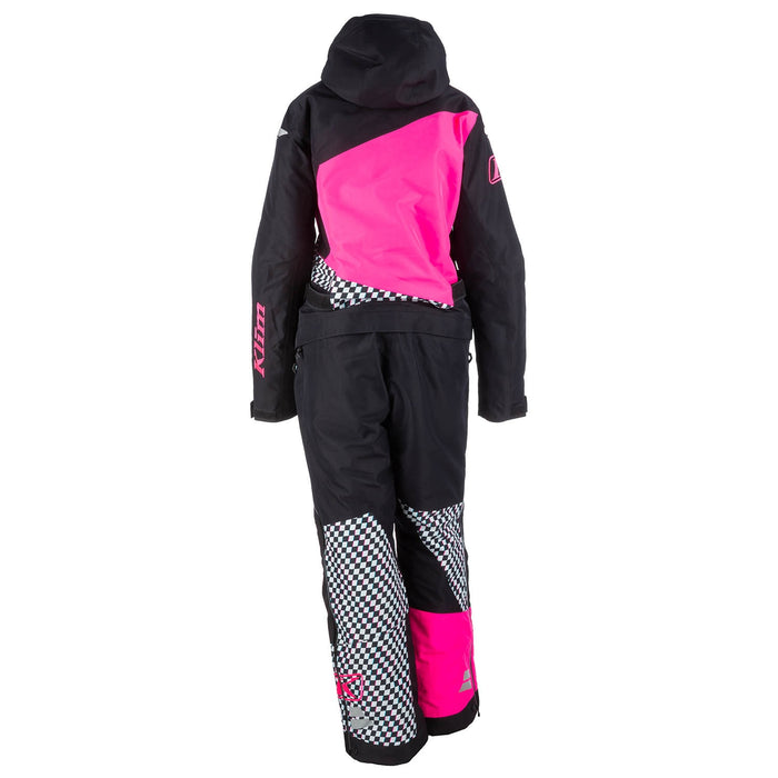 Klim Vailslide One-piece in Pink Glo - Black