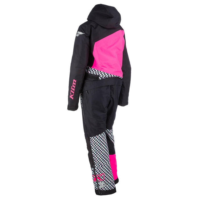 Klim Vailslide One-piece in Pink Glo - Black