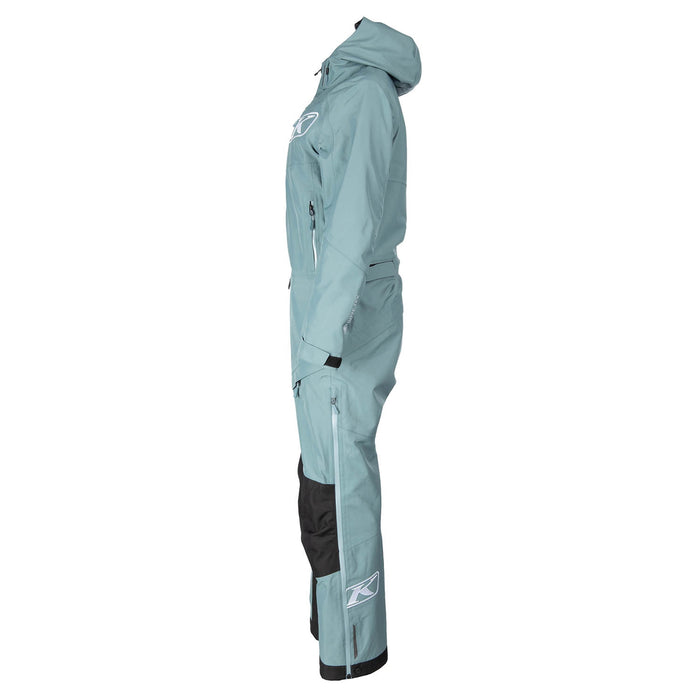 Klim Women's Shredsa One-piece in Goblin Blue - White