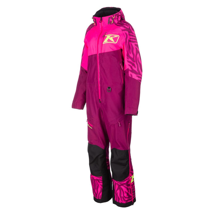 Klim Women's Shredsa One-piece in Magenta Purple - Pink Glo