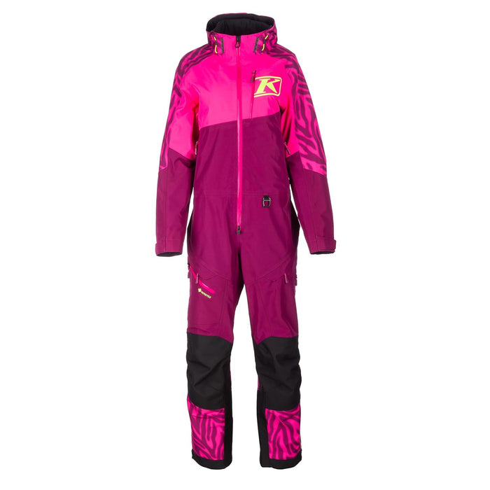 Klim Women's Shredsa One-piece in Magenta Purple - Pink Glo