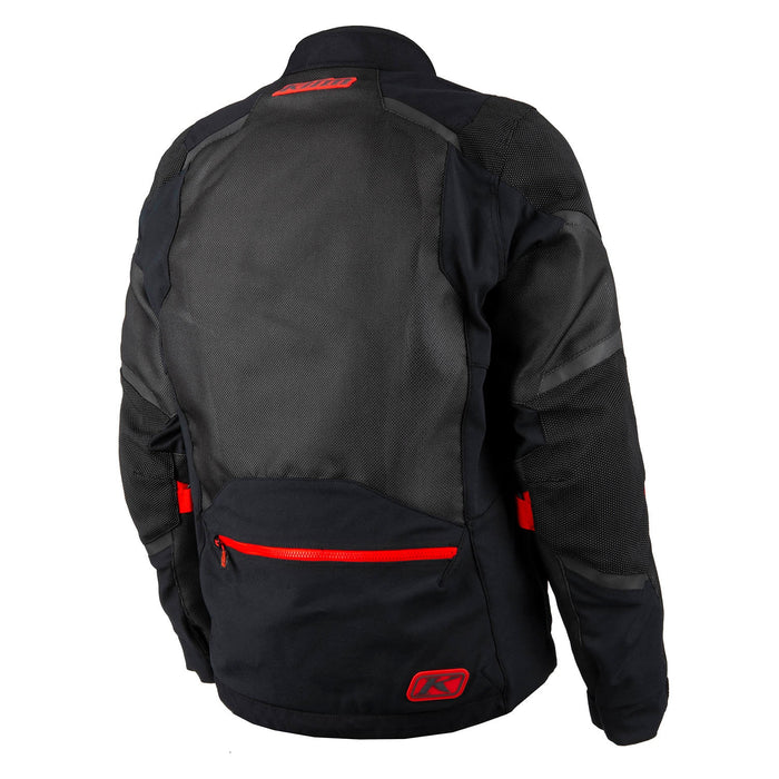KLIM BAJA S4 JACKET in Black - Fiery Red