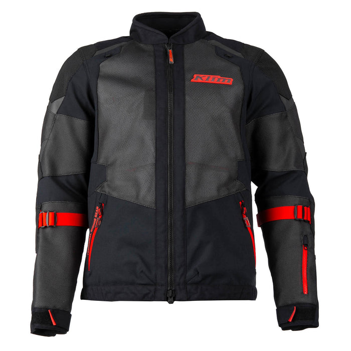 KLIM BAJA S4 JACKET in Black - Fiery Red