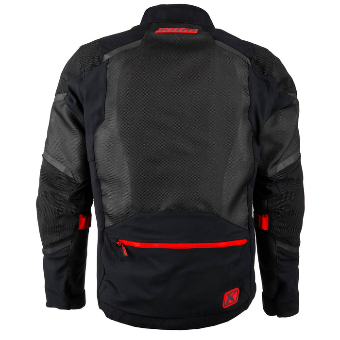KLIM BAJA S4 JACKET in Black - Fiery Red