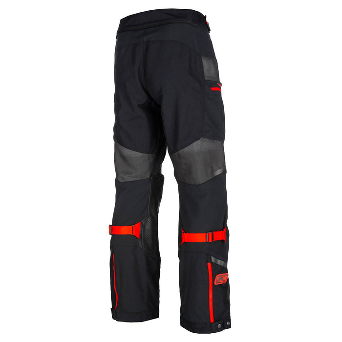 KLIM BAJA S4 PANT in Black - Fiery Red