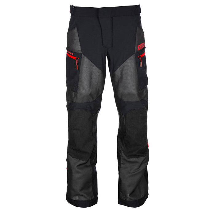 KLIM BAJA S4 PANT in Black - Fiery Red