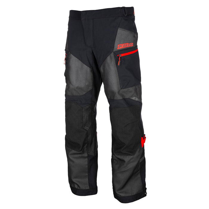KLIM BAJA PANTS 2026 in Black - Fiery Red