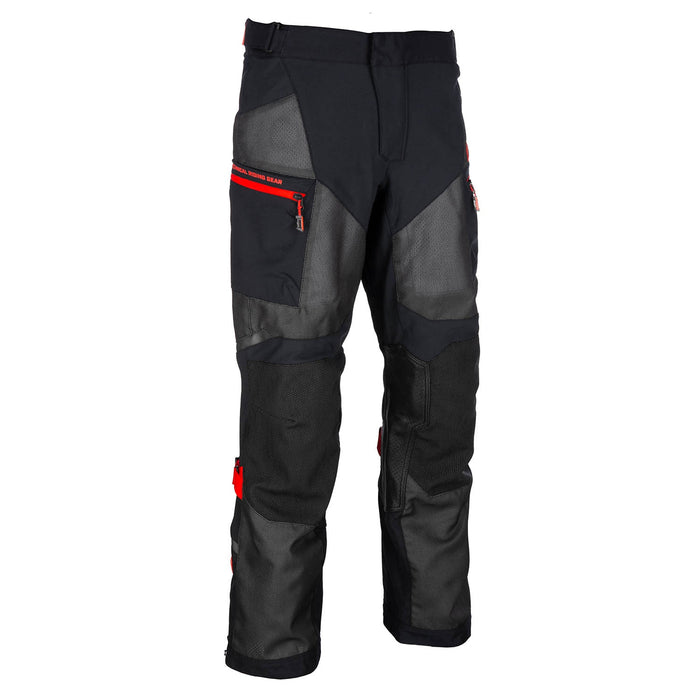 KLIM BAJA PANTS 2026 in Black - Fiery Red