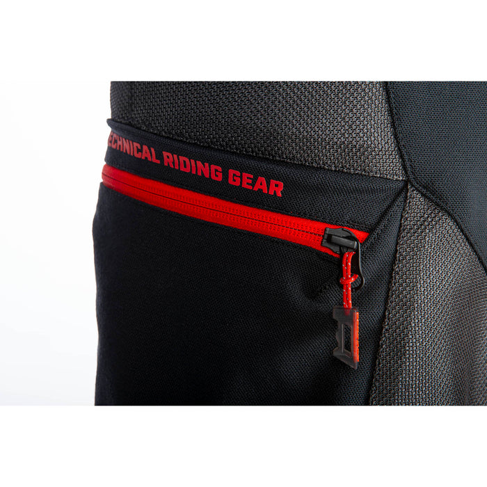 KLIM BAJA PANTS 2026 in Black - Fiery Red