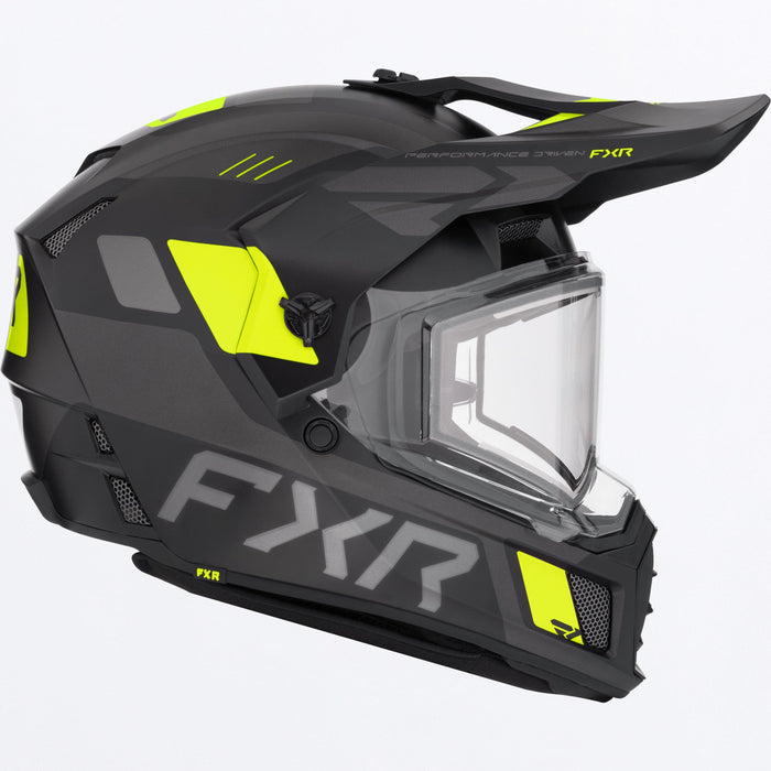 FXR CLUTCH X HELMET 2025 - Black/HiVis