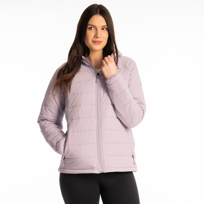 KLIM Waverly Stretch Insulated Hooded Jacket in Wisteria