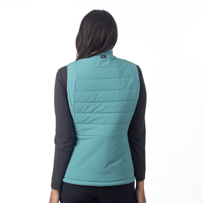 KLIM Waverly Stretch Insulated Vest in Green-Blue Slate 2025