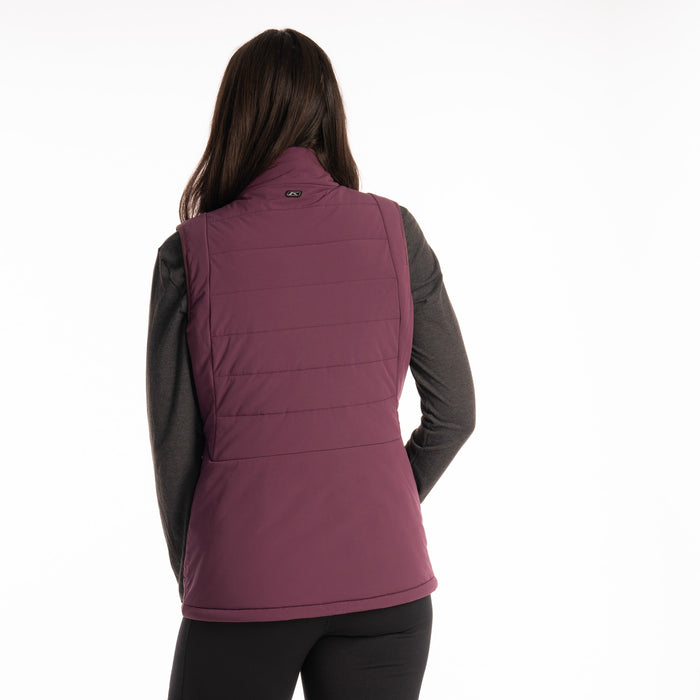 KLIM Waverly Stretch Insulated Vest in Italian Plum