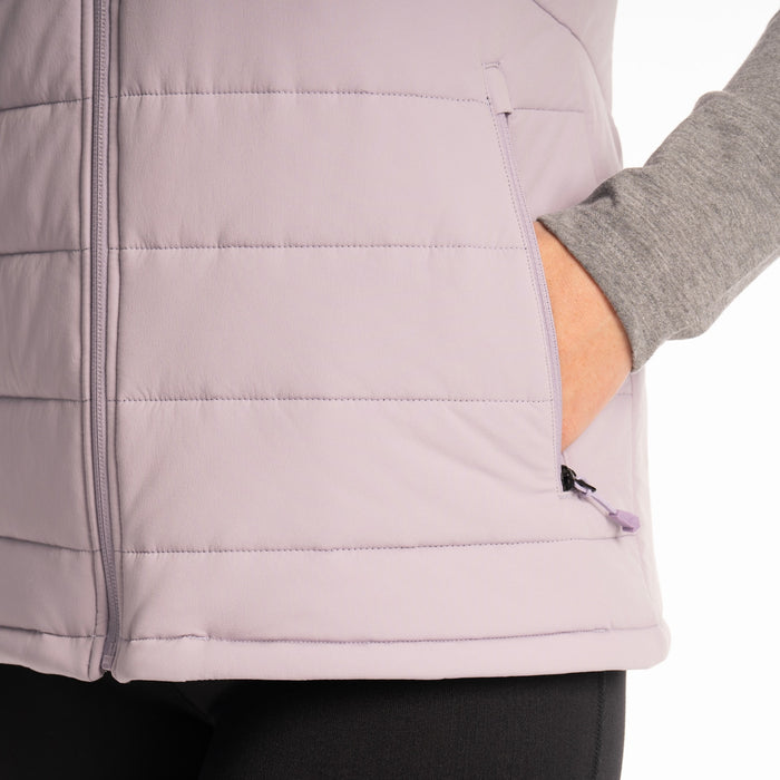 KLIM Waverly Stretch Insulated Vest in Wisteria