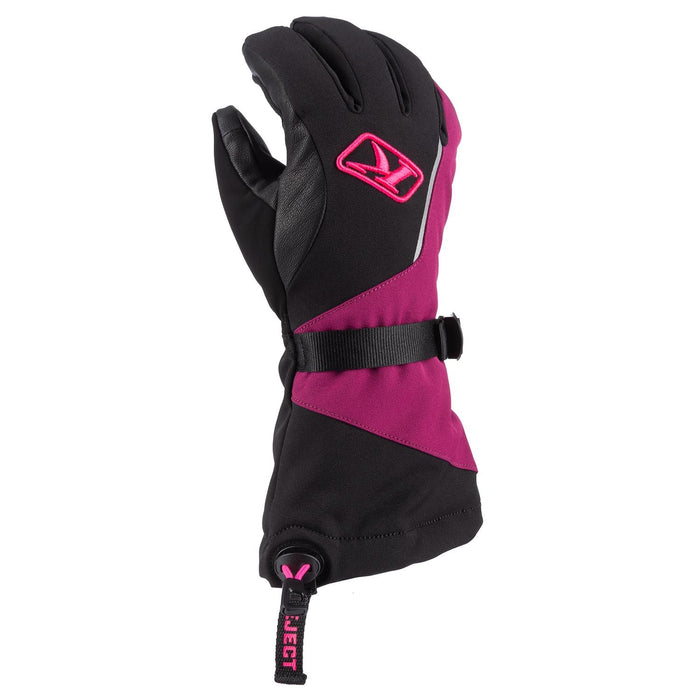 KLIM WOMEN'S ALLURE GLOVES 2025 in Black - Pink Glo