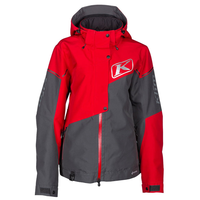 Klim Women's Alpine Jacket in Chili Pepper - Asphalt - 2021