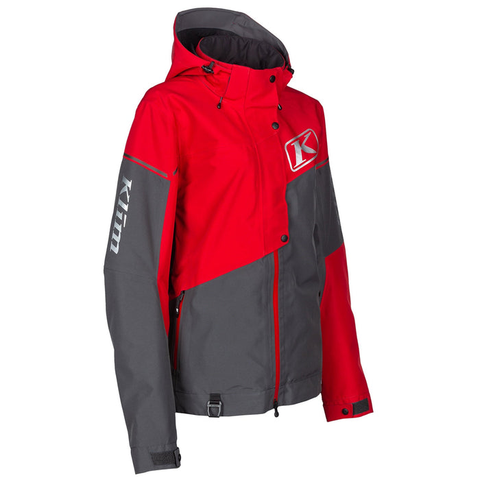 Klim Women's Alpine Jacket in Chili Pepper - Asphalt - 2021