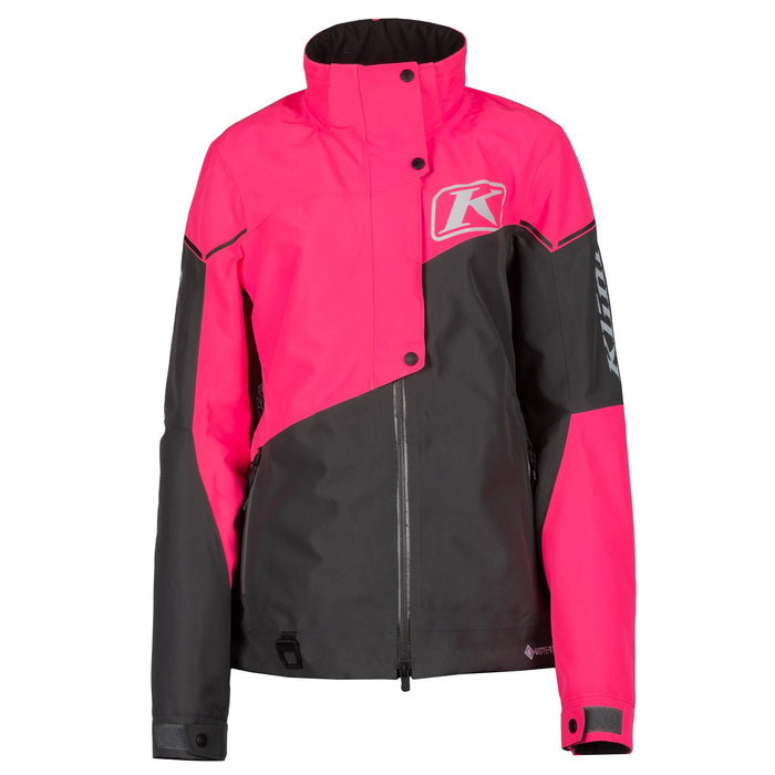 Klim Alpine Jacket in Knockout Pink - Asphalt