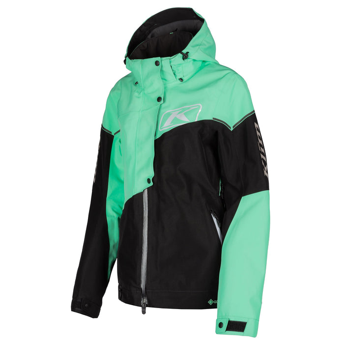 Klim Alpine Jacket in Wintermint - Black