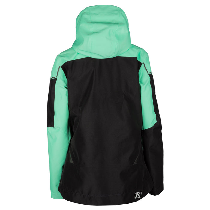 Klim Alpine Jacket in Wintermint - Black