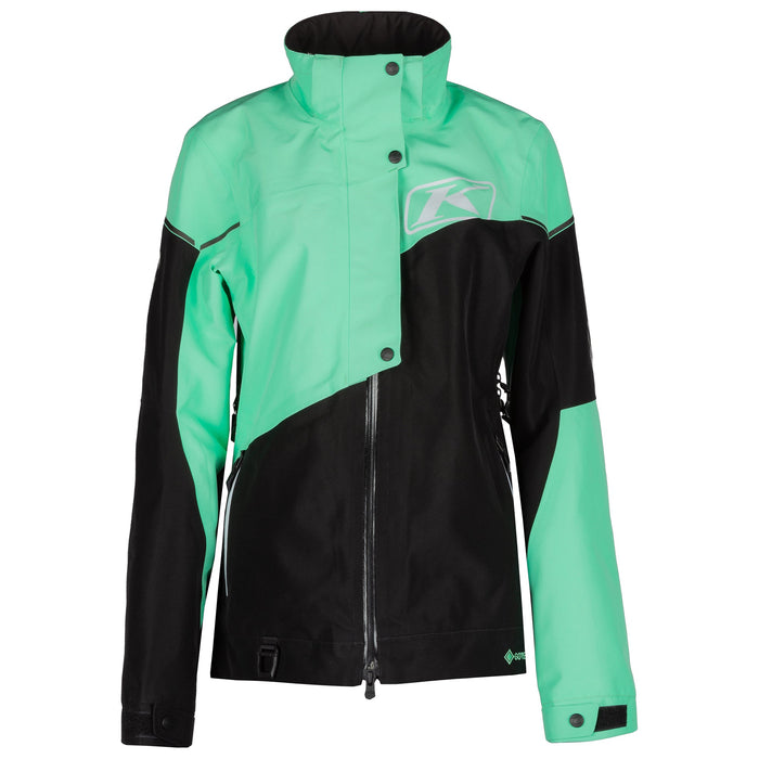Klim Alpine Jacket in Wintermint - Black