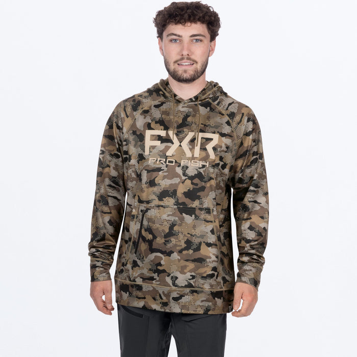 FXR NAVIGATOR UPF PULLOVER HOODIE 2025 - Bronze Drift Camo