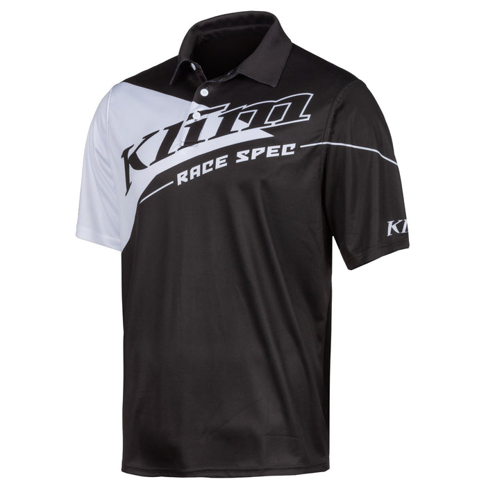 Klim Race Spec Polo in Black - White