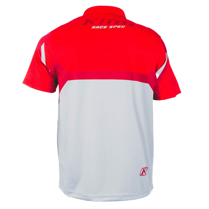 KLIM Launch Polo in Fiery Red - Chili Pepper