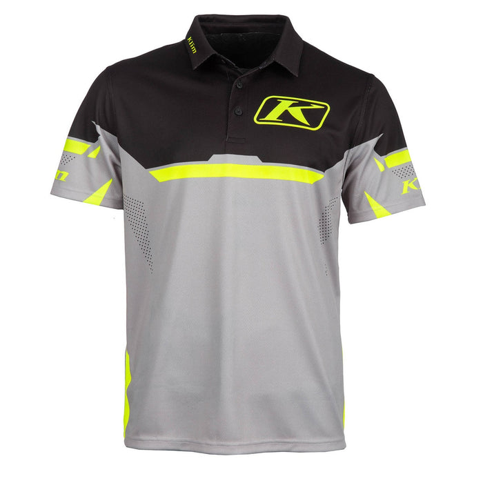 KLIM Launch Polo 2026 in Black - Monument