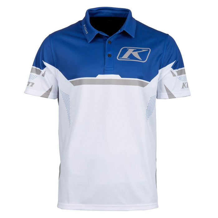 KLIM Launch Polo 2026 in Nightfall Blue - White