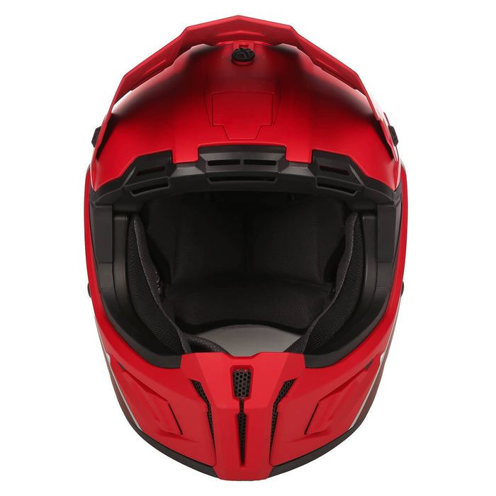 KLIM T1 FREERIDE DESCENT HELMET - ECE 2025 - Matte Chili Pepper