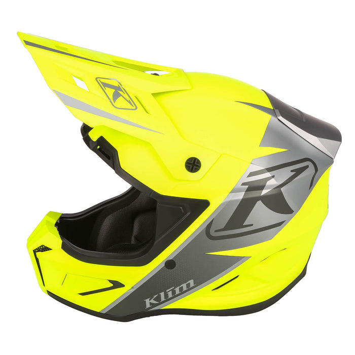 KLIM T1 FREERIDE DESCENT HELMET - ECE 2025 - Matte Hi-Vis
