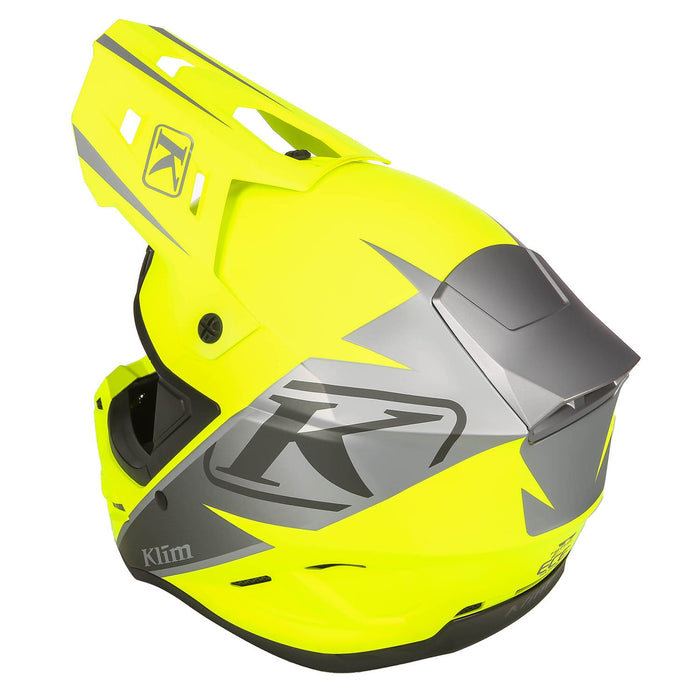 KLIM T1 FREERIDE DESCENT HELMET - ECE 2025 - Matte Hi-Vis