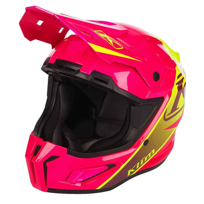 KLIM T1 FREERIDE DESCENT HELMET - ECE 2025 - Pink Glo