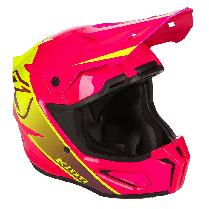 KLIM T1 FREERIDE DESCENT HELMET - ECE 2025 - Pink Glo