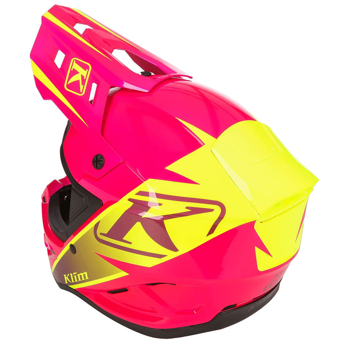 KLIM T1 FREERIDE DESCENT HELMET - ECE 2025 - Pink Glo
