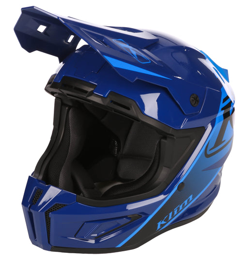 Klim T1 Freeride Youth Helmet ECE in Descent Nightfall Blue