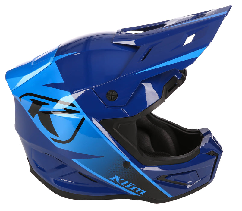 Klim T1 Freeride Youth Helmet ECE in Descent Nightfall Blue