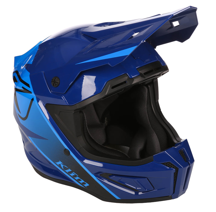 Klim T1 Freeride Youth Helmet ECE in Descent Nightfall Blue