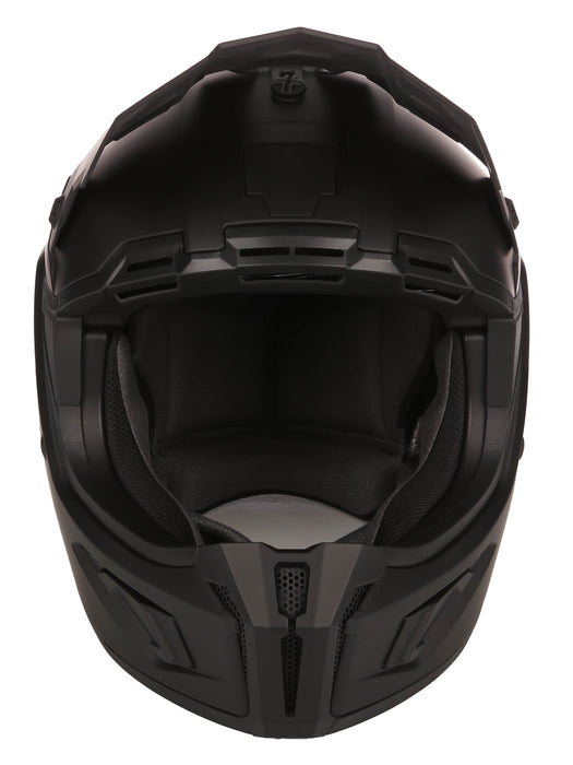 Klim T1 Freeride Youth Helmet ECE in Solid Matte Black