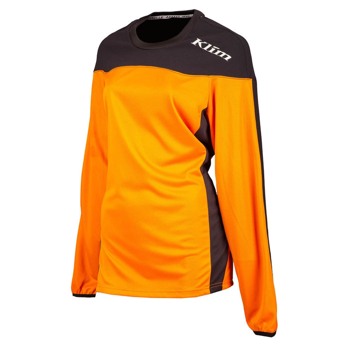 KLIM REBELLE WOMEN'S JERSEY 2025 in Ember Orange - Black