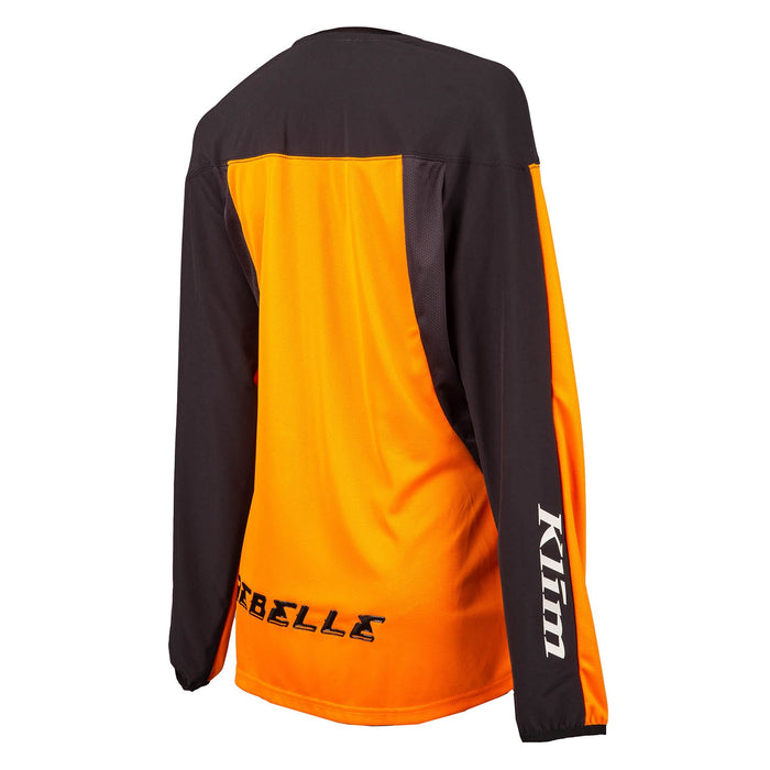 KLIM REBELLE WOMEN'S JERSEY 2025 in Ember Orange - Black