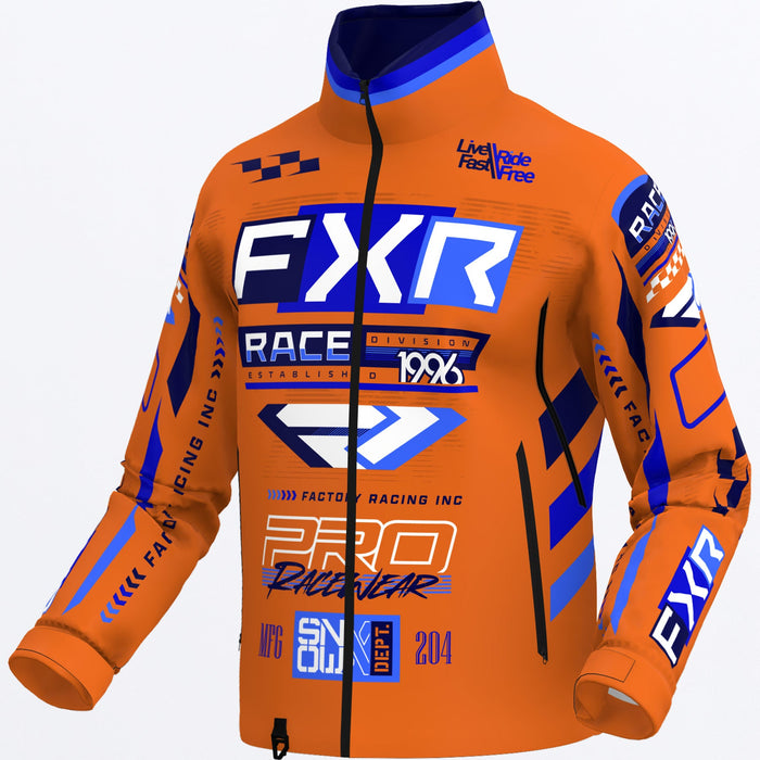 FXR COLD CROSS RR JACKET 2025 - Orange/Blue