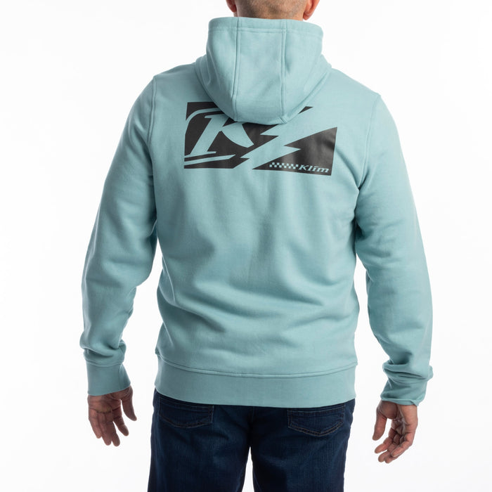 KLIM ELECTRIC HOODIE 2025 in Mineral Blue - Black