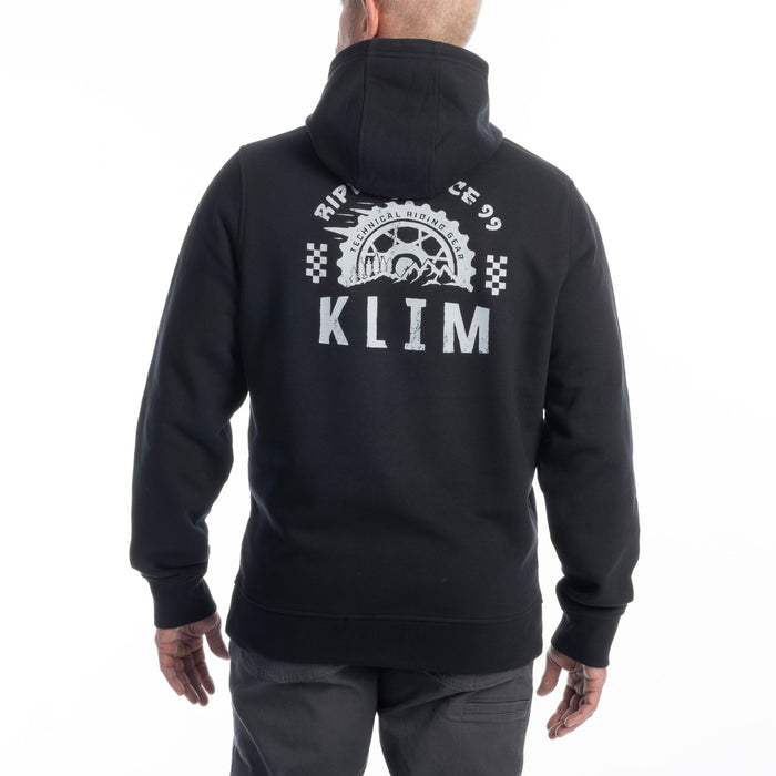 KLIM RIPPIN’ PULLOVER HOODIE 2025 in Black - High-rise