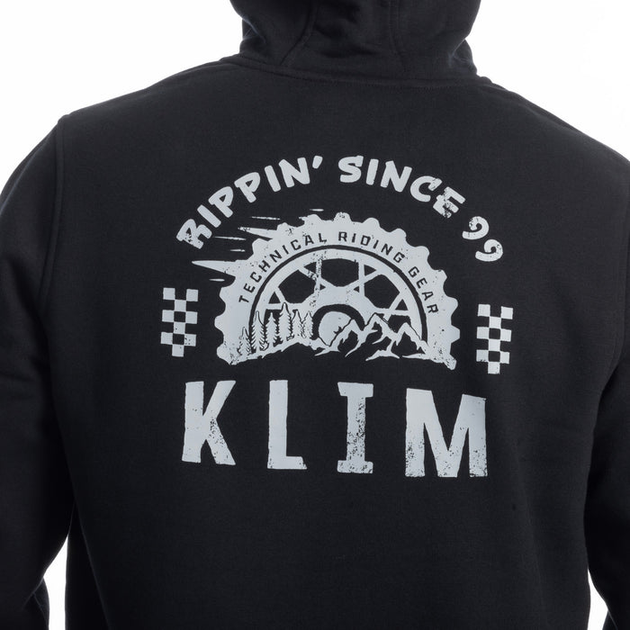 KLIM RIPPIN’ PULLOVER HOODIE 2025 in Black - High-rise