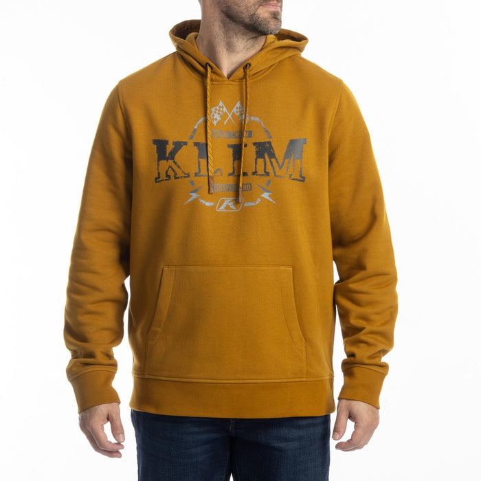 KLIM DIRT RIDER PULLOVER HOODIE 2025 in Golden Brown - Black